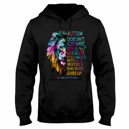 Never Give Up - Autism Awareness Personalized T-shirt And Hoodie