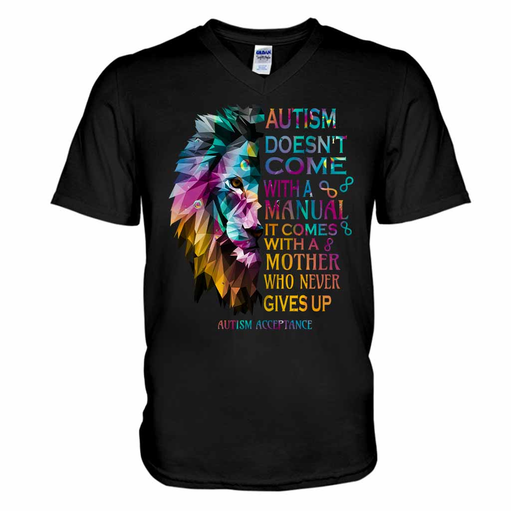 Never Give Up - Autism Awareness Personalized T-shirt And Hoodie