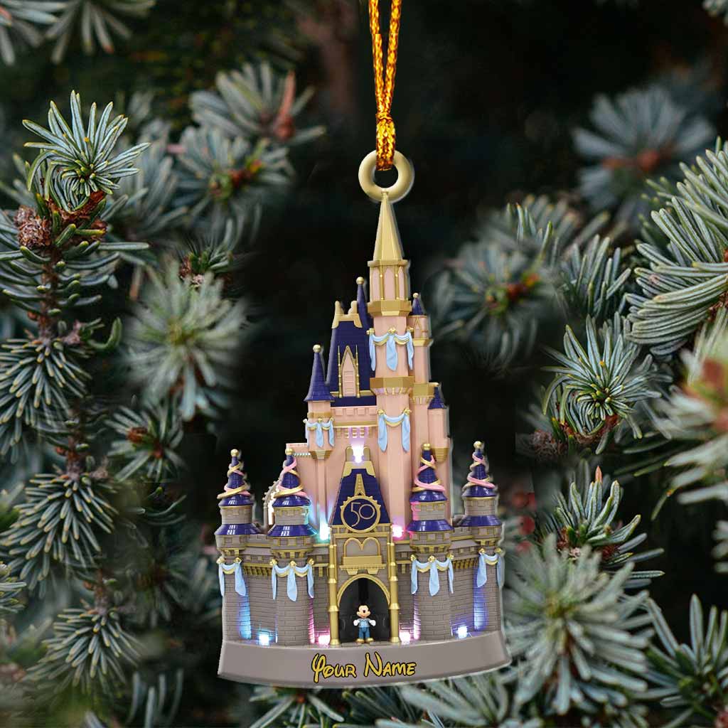 50 Years Of Magic - Personalized Christmas Mouse Ornament (Printed On Both Sides)