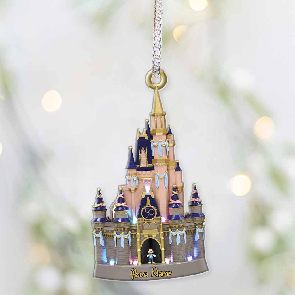 50 Years Of Magic - Personalized Christmas Mouse Ornament (Printed On Both Sides)