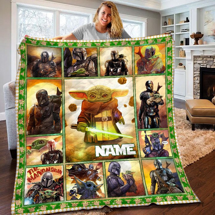 This Is The Way Personalized The Force Quilt 0523