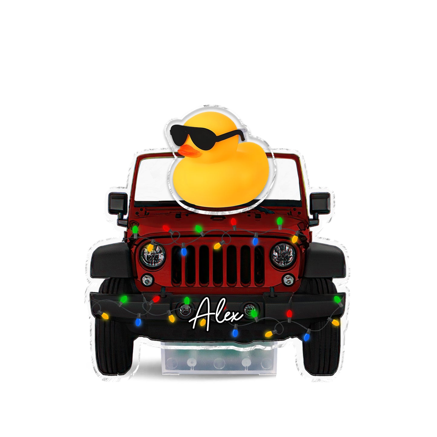 Duck Duck Off-Road Car - Personalized Car Custom Shaking Head