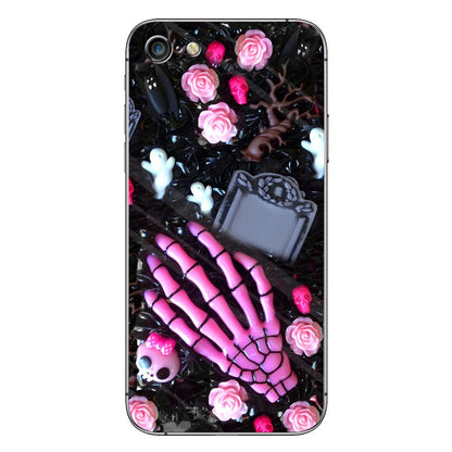 Love Skulls Handmade Decorated Personalized 3D Printed Phone Case