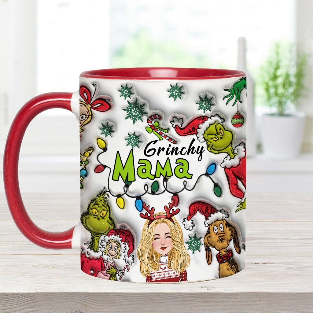 Grinchy Mama - Personalized Mother Accent Mug