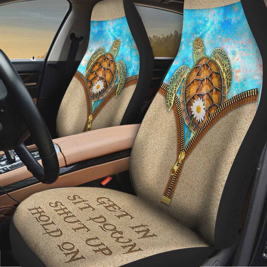 Get In Sit Down Shut Up Hold On - Turtle Seat Covers