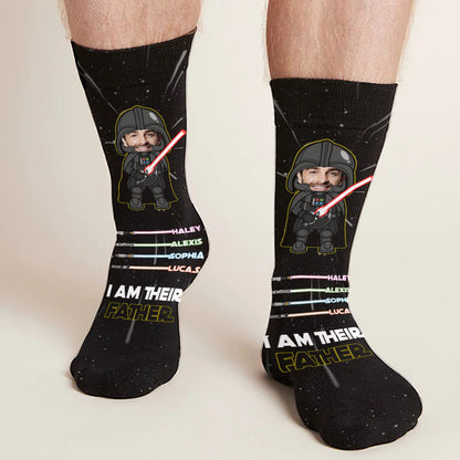 I Am Their Father - Personalized Father's Day Father Socks