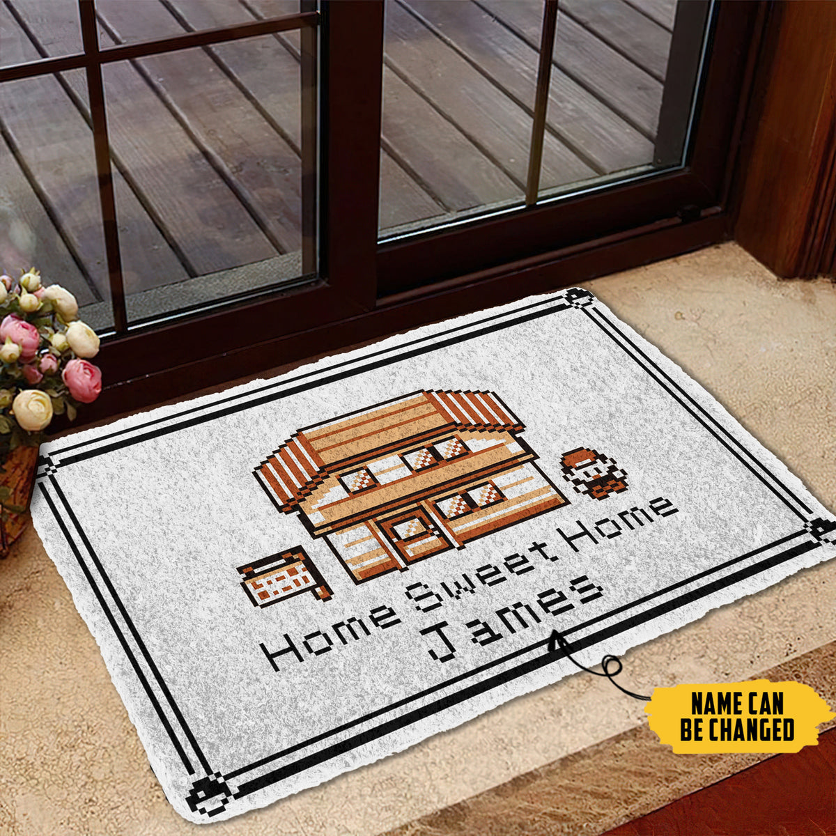 Home Sweet Home - Personalized Monster Trainer Doormat 0823