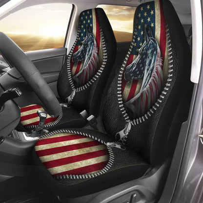 Horse America - Independence Day Horse Seat Covers