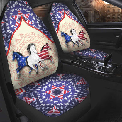 Horse America - Independence Day Seat Covers