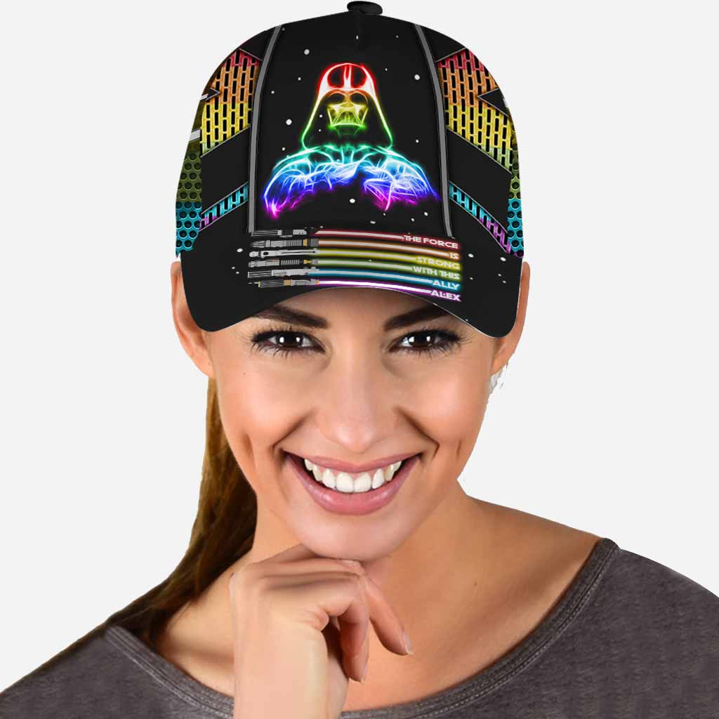 The Force Is Strong Cap With Printed Vent Holes - Personalized LGBT Support Classic Cap