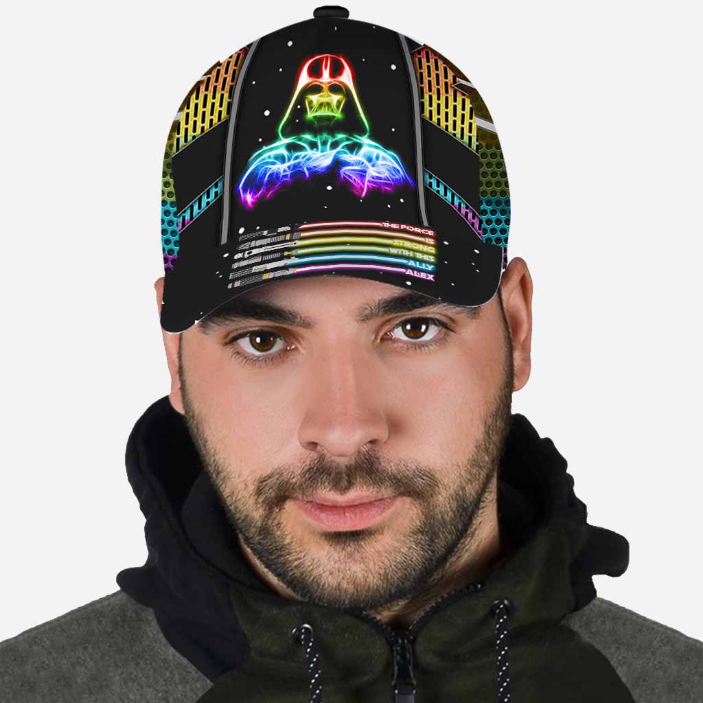 The Force Is Strong Cap With Printed Vent Holes - Personalized LGBT Support Classic Cap