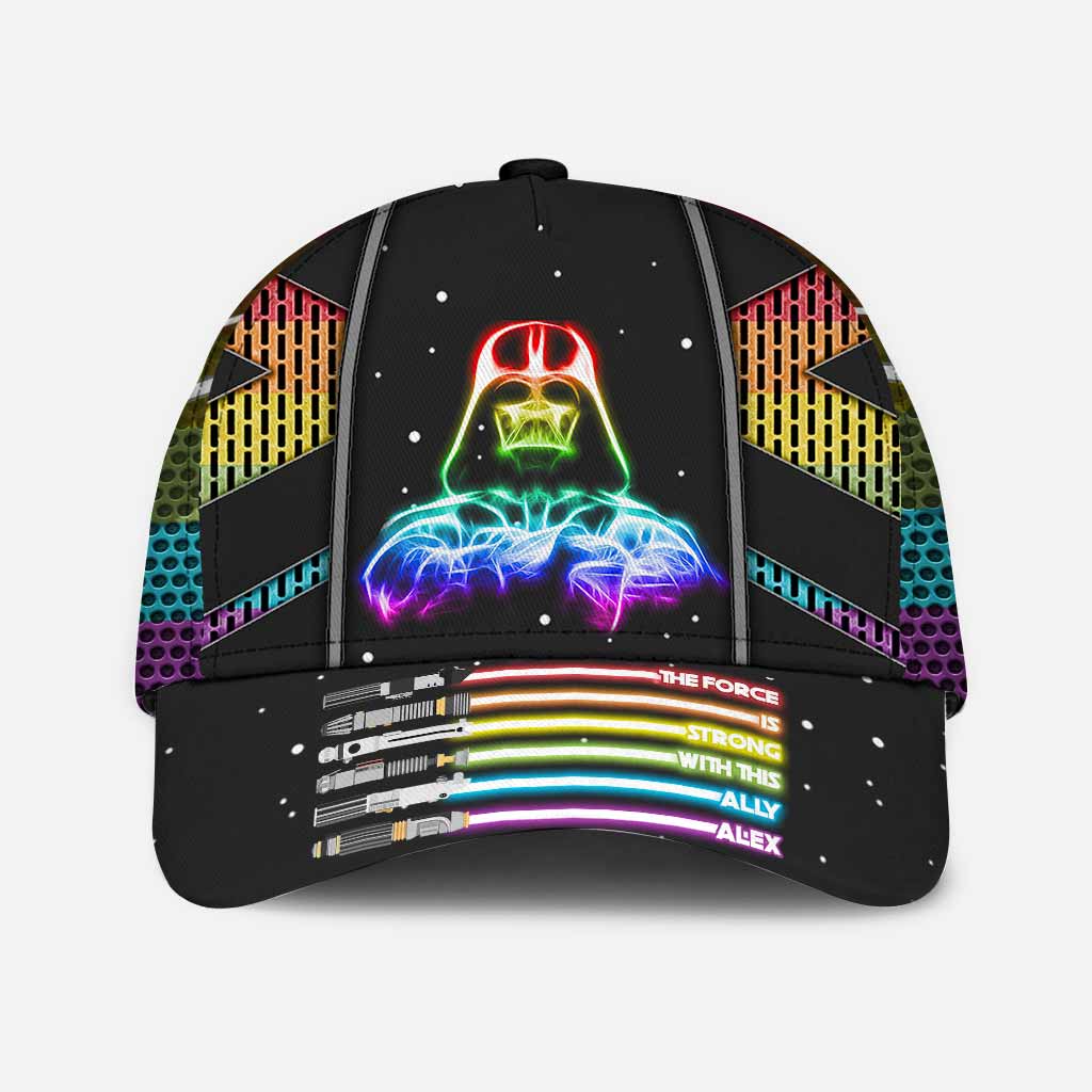 The Force Is Strong Cap With Printed Vent Holes - Personalized LGBT Support Classic Cap