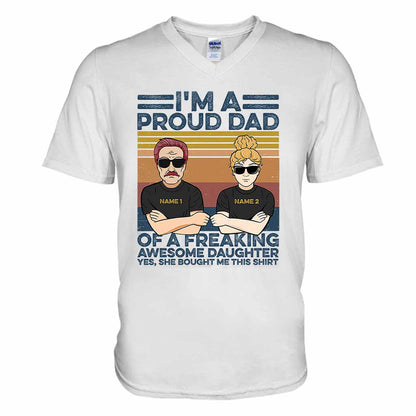 Like Father Like Daughter Personalized - Father T-shirt And Hoodie 072021