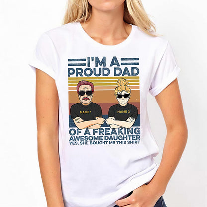 Like Father Like Daughter Personalized - Father T-shirt And Hoodie 072021