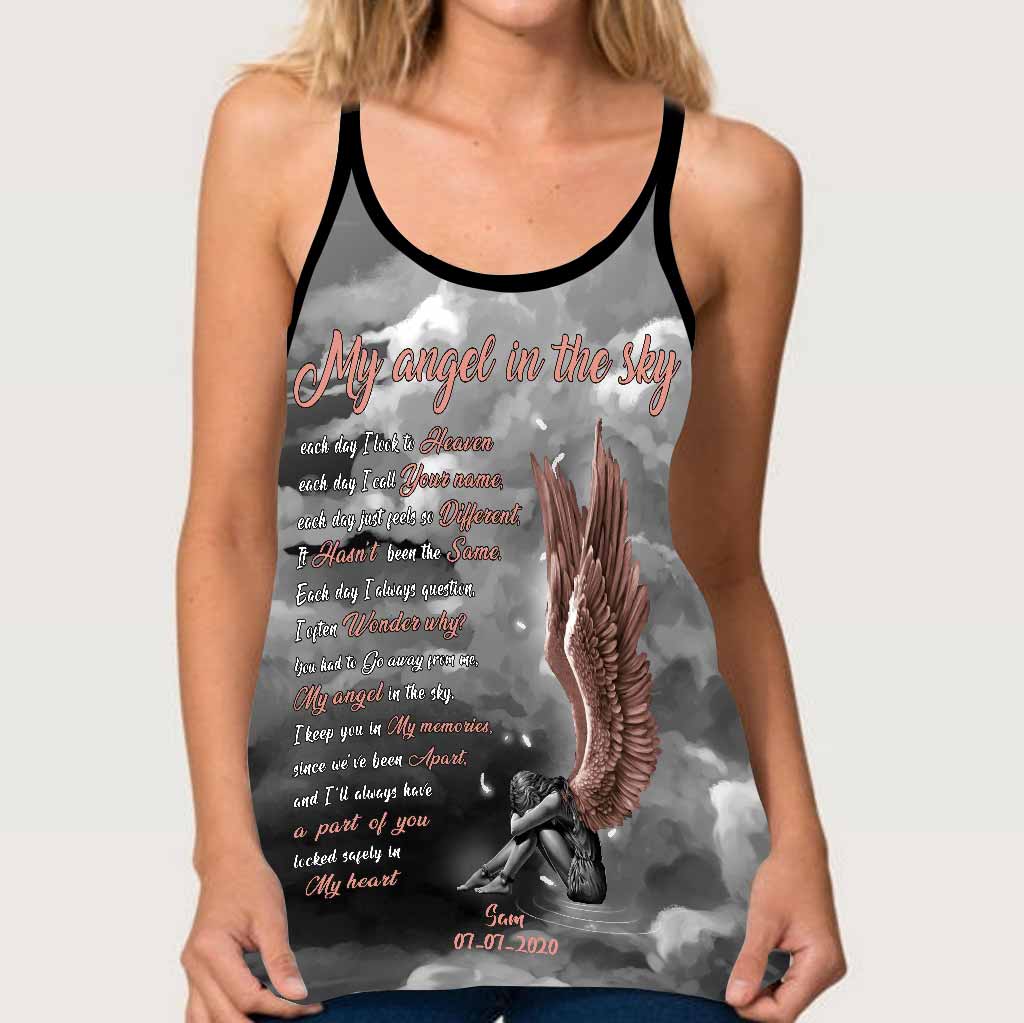 In Memory Personalized Cross Tank Top