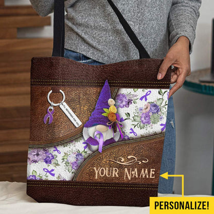 Faith Hope Love - Alzheimer Awareness Personalized  Tote Bag