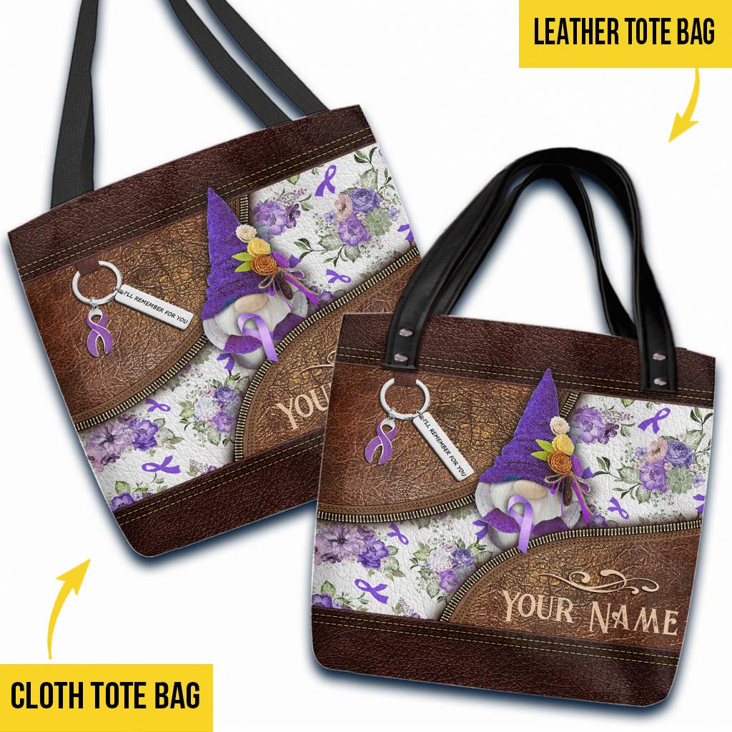 Faith Hope Love - Alzheimer Awareness Personalized  Tote Bag