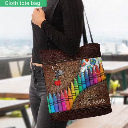 Teach Love Inspire - Teacher Personalized  Tote Bag