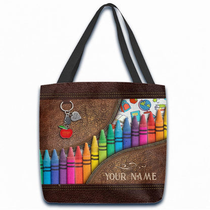 Teach Love Inspire - Teacher Personalized  Tote Bag