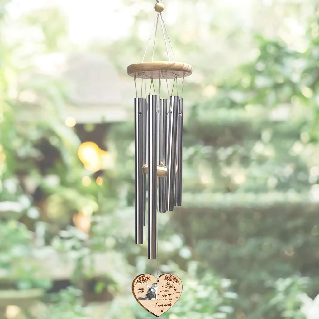 Listen To The Wind - Personalized Cat Wind Chime