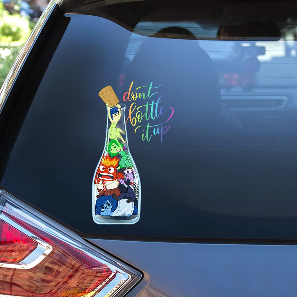 Don't Bottle It Up - Mental Health Awareness Decal Full