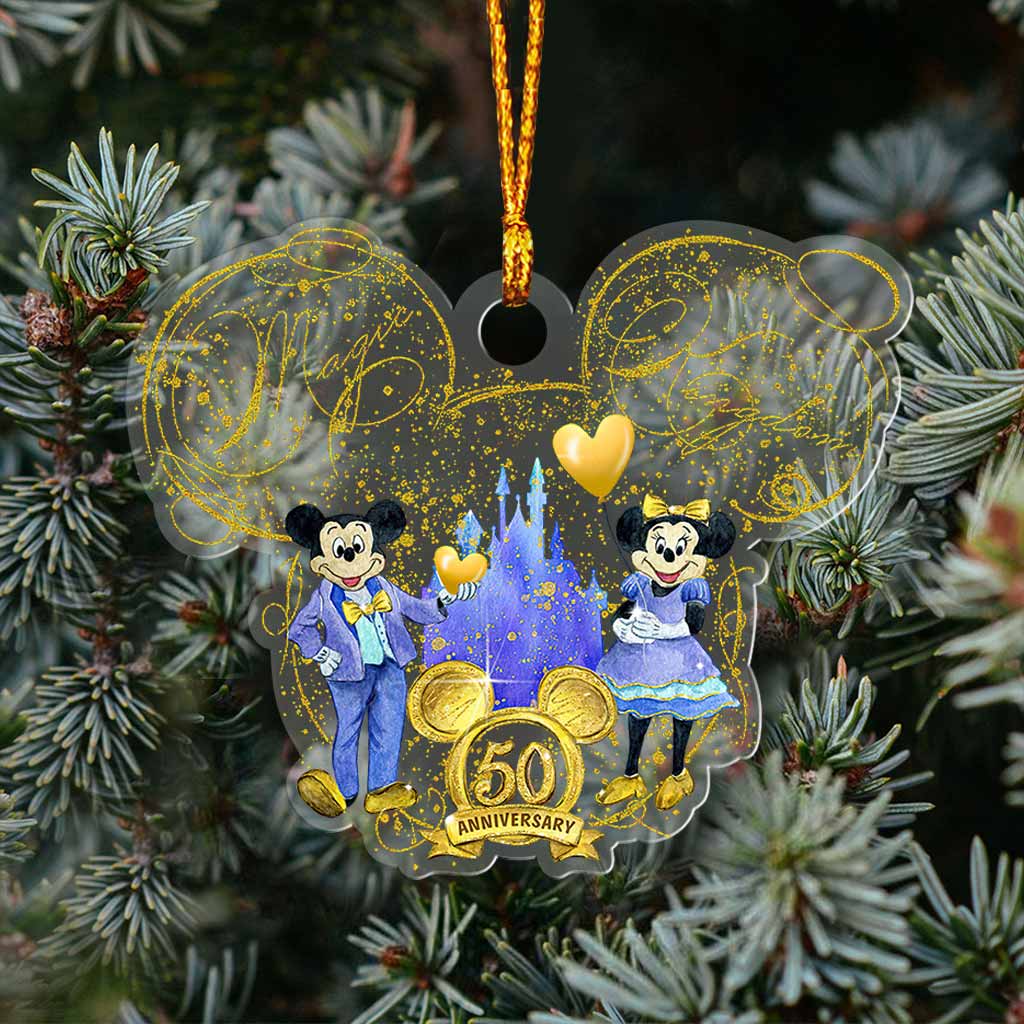 50 Years Of Magic - Mouse Transparent Ornament