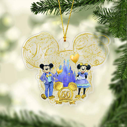 50 Years Of Magic - Mouse Transparent Ornament