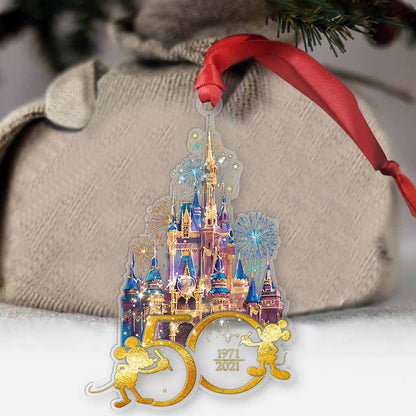 50 Years Of Magic - Mouse Transparent Ornament