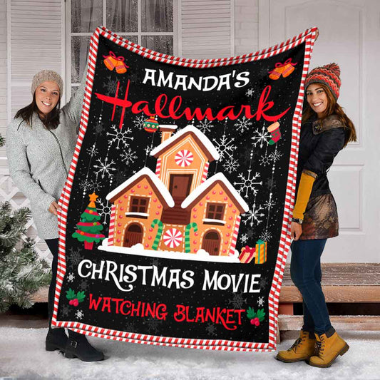 My Watching Christmas Movies Blanket - Personalized Christmas Blanket