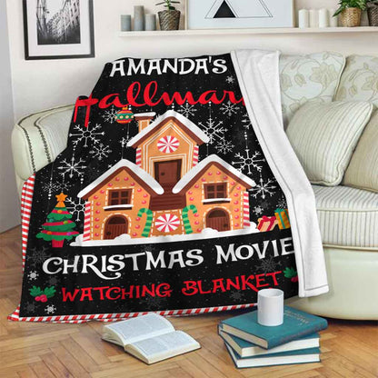 My Watching Christmas Movies Blanket - Personalized Christmas Blanket