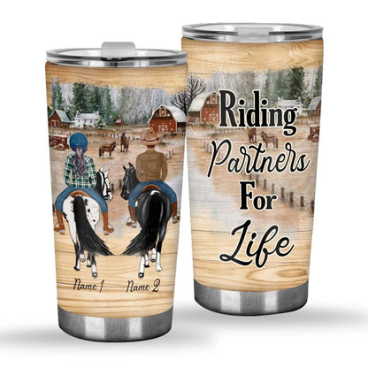 I'd Rather Be At The Barn - Personalized Horse Tumbler