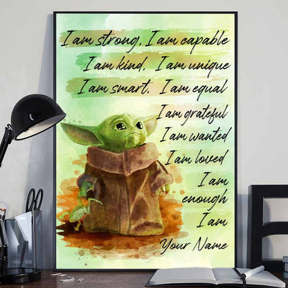 I Am Enough - Personalized Poster