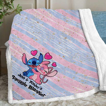 Snuggle Blanket - Personalized Couple Ohana Blanket