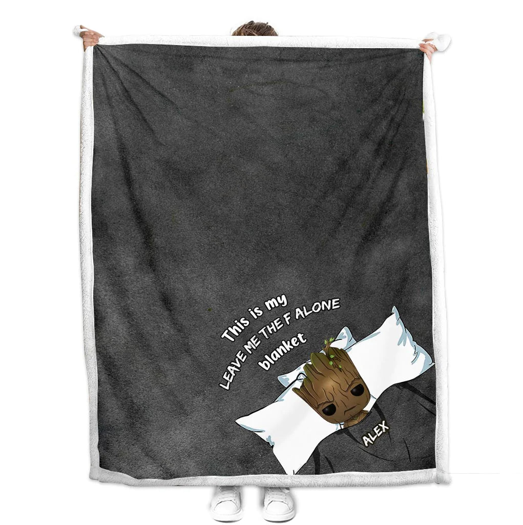 This Is My Leave Me Alone Blanket - Personalized Blanket