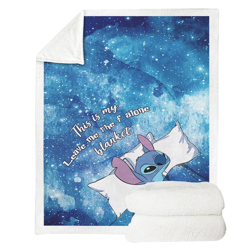 This Is My Leave Me Alone Blanket - Personalized Ohana Blanket