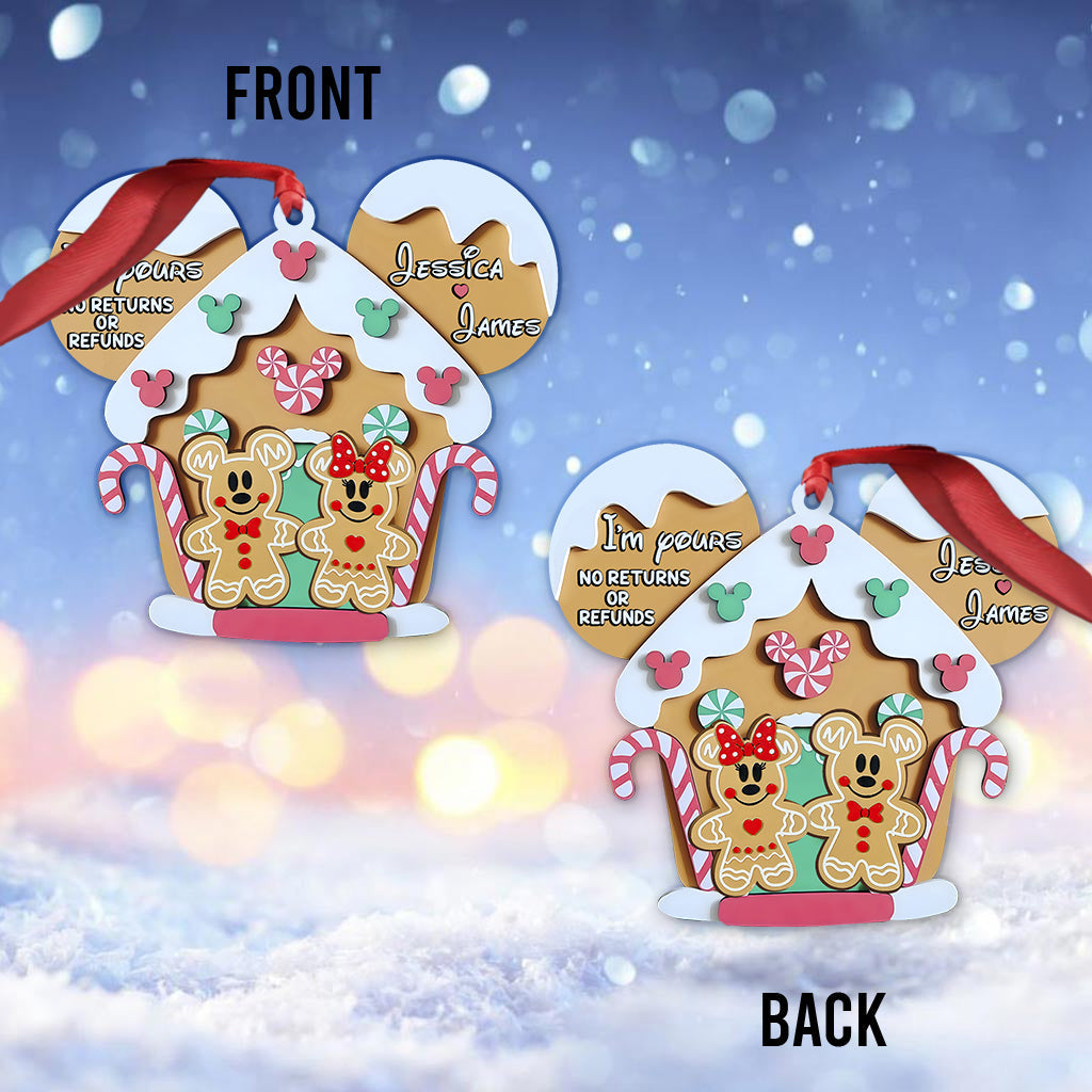 I'm Yours - Personalized Mouse Ornament