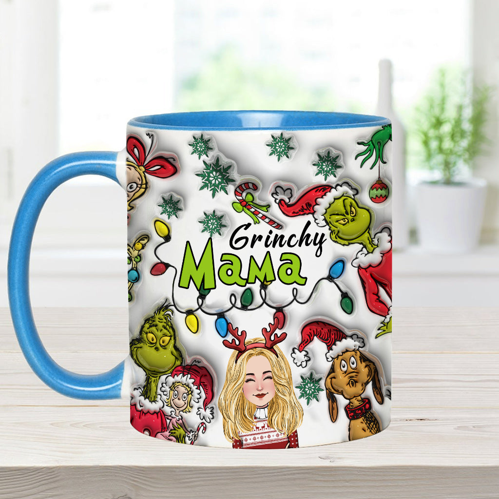 Grinchy Mama - Personalized Mother Accent Mug