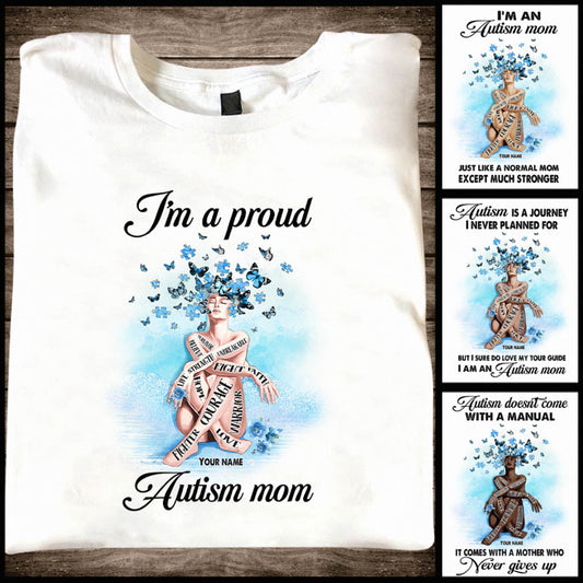 Autism Mom - Personalized Autism Awareness T-shirt and Hoodie