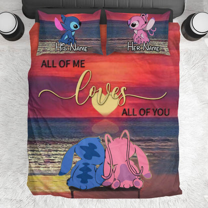 All Of Me Loves - Personalized Bedding Set