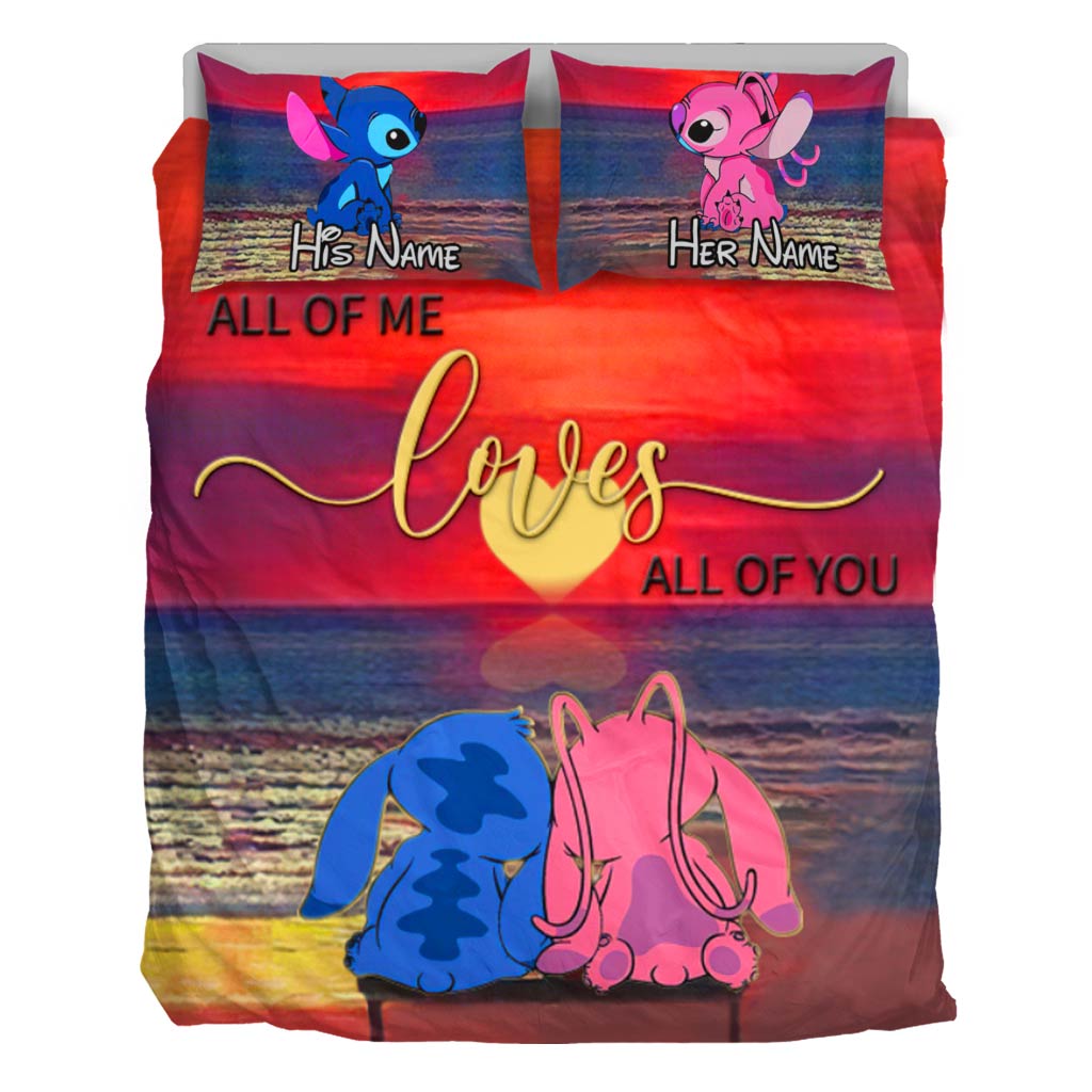 All Of Me Loves - Personalized Bedding Set