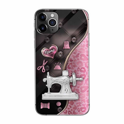 Love Sewing - Personalized Sewing Phone Case