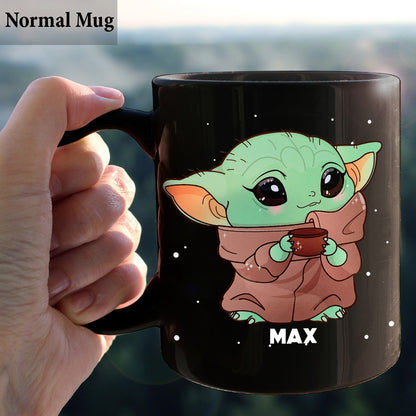 He Also Takes Nap - Personalized The Force Mug