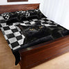 Love Cats And Racing Quilt Bed Set