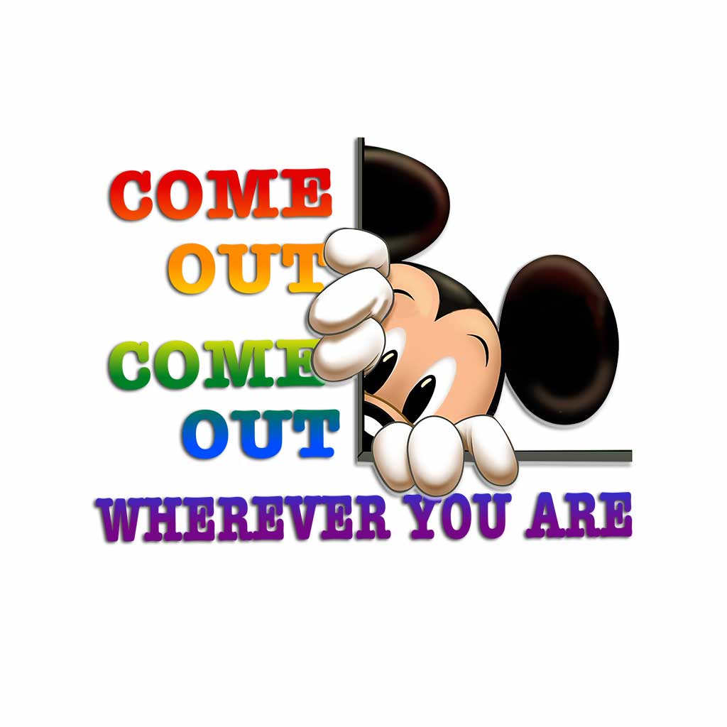 Come Out Come Out Wherever You Are - LGBT Support Decal Full