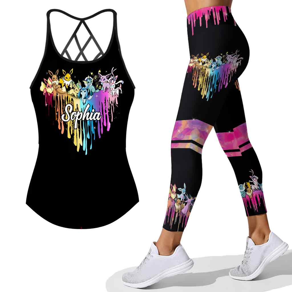 Colorful Animal - Personalized Monster Trainer Cross Tank Top and Leggings