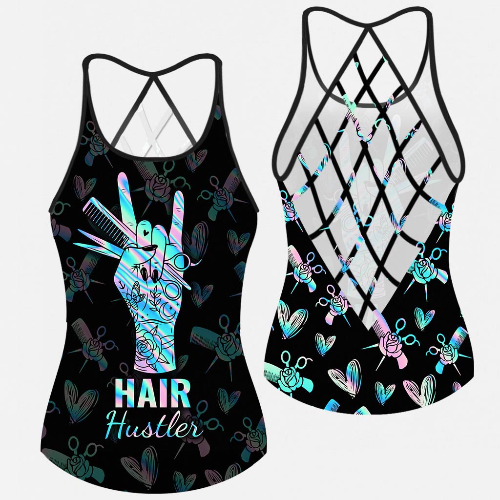 Hair Hustler - Hairdresser Cross Tank Top