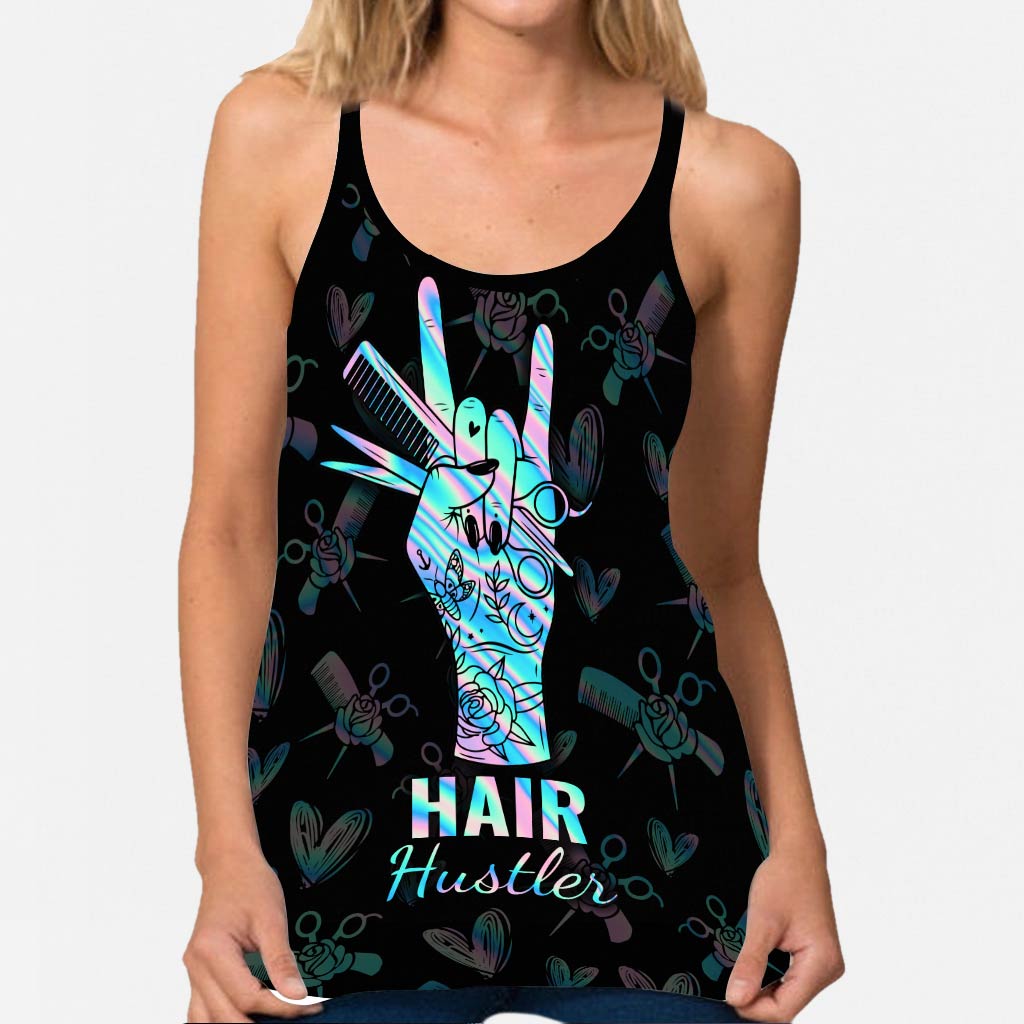 Hair Hustler - Hairdresser Cross Tank Top