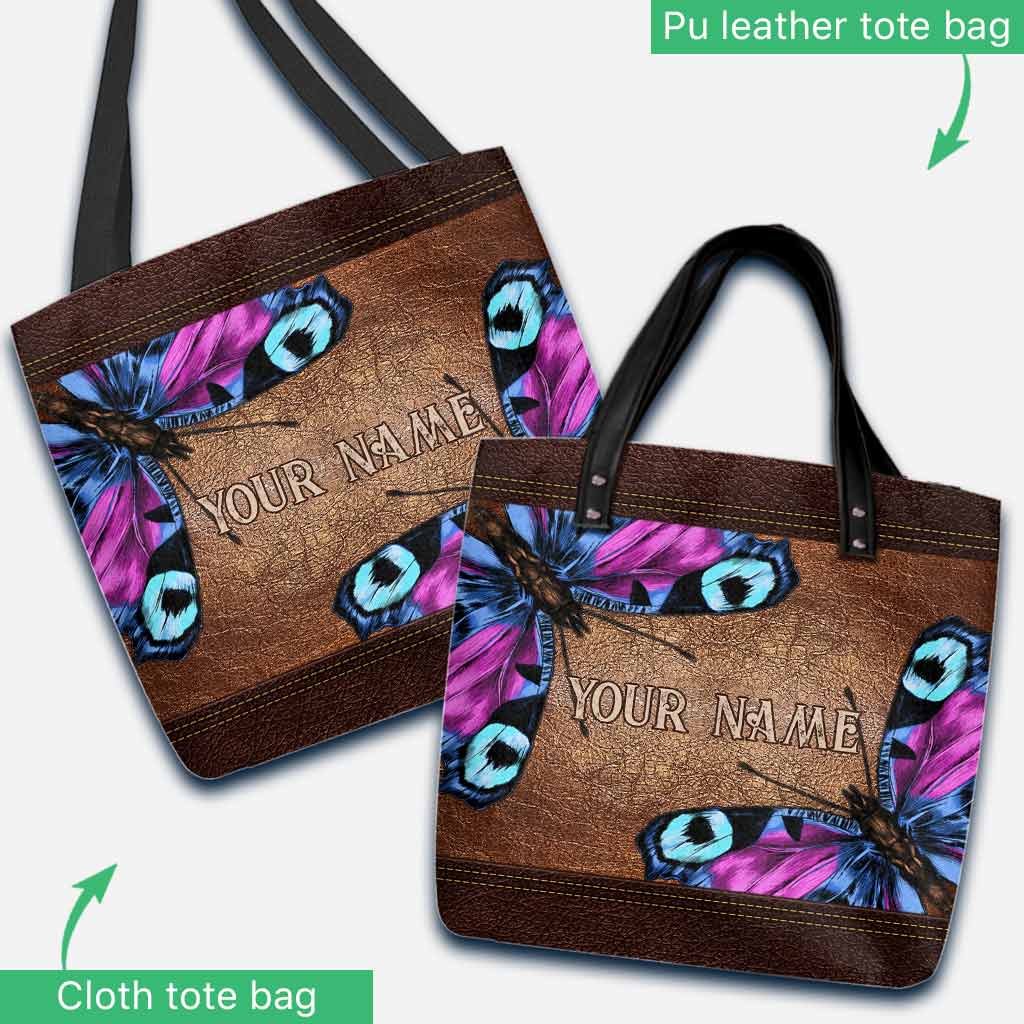 Love Butterfly Personalized  Tote Bag