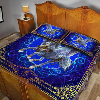 Galactic Pegasus - Horse Quilt Set