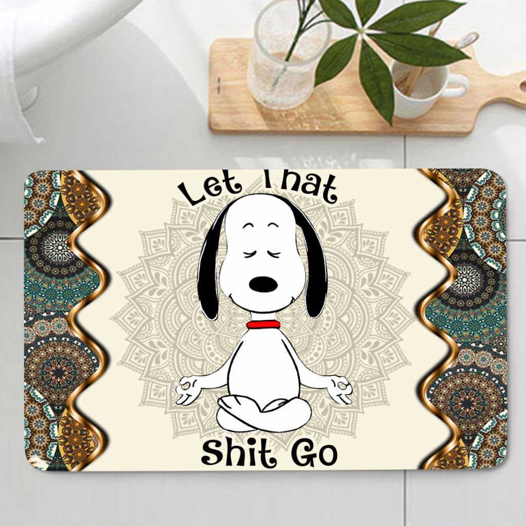 Let That Sht Go - 3 Pieces Bathroom Mats Set